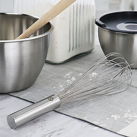 Martha Stewart Stainless Steel Balloon Whisk 9 Silver - Office Depot