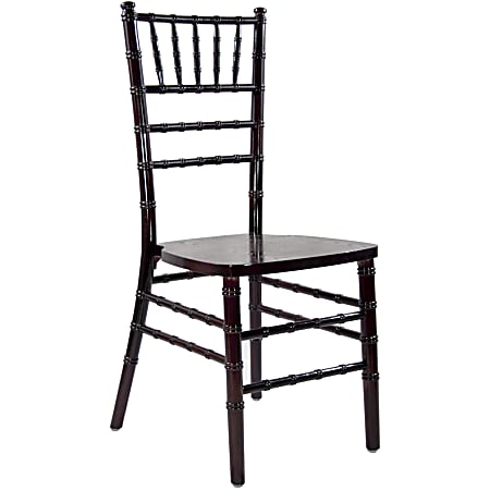 Flash Furniture Advantage Wood Chiavari Chair, Mahogany