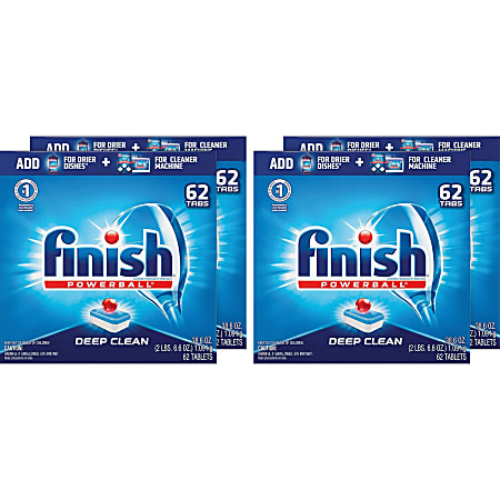Finish Powerball Dishwasher Tabs - Tablet - 248 / Carton