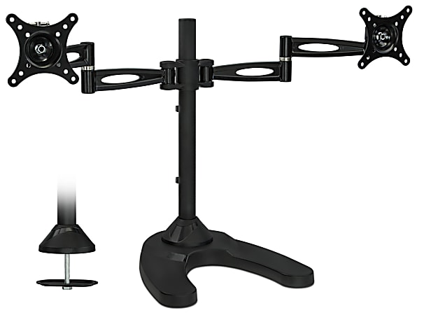 Mount-It! Dual Monitor Desk Stand for 13"-27" Inch Computer Screens, MI-792