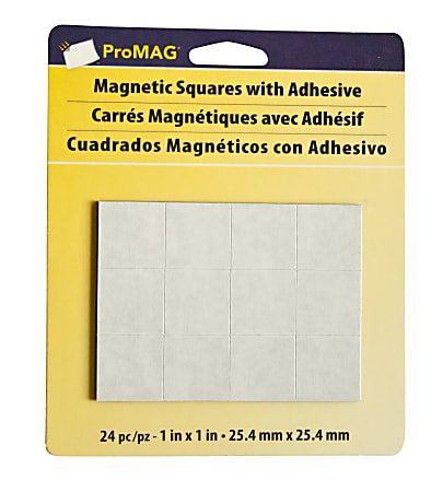 Hygloss Self-Adhesive Magnetic Coins, 3/4-in, 100 Per Pack, 6 Packs at