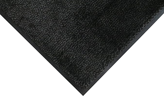 M+A Matting MicroLuxx Floor Mat, 47” x 35”, Universal, Black