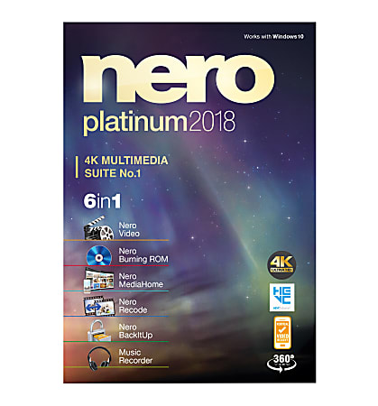Nero Platinum 2018, Disc