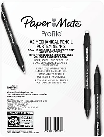 Paper Mate Clearpoint Color Lead Mechanical Pencils