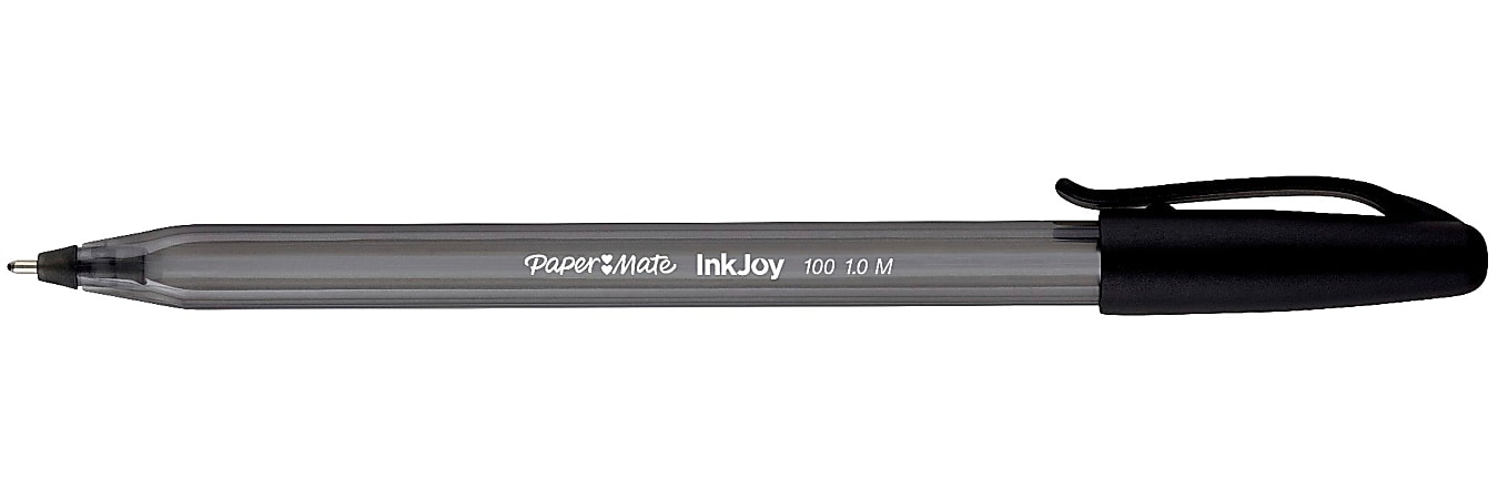 Paper Mate InkJoy 100ST Ballpoint Pens Medium Point 1.0mm Black 18 Count -  ODP Business Solutions