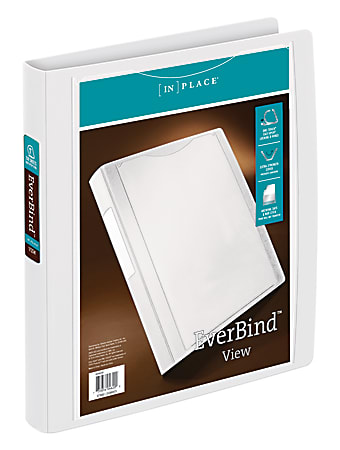 Office Depot® Brand EverBind™ View 3-Ring Binder, 1&quot;