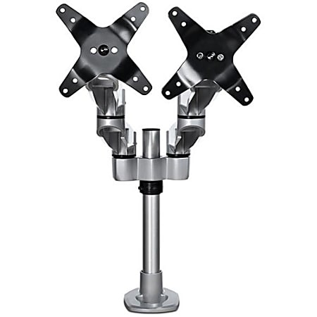 StarTech.com Desk Mount Dual Monitor Arm - Articulating - Premium Desk Clamp / Grommet Hole Mount for up to 27" VESA Monitors (ARMDUALPS)