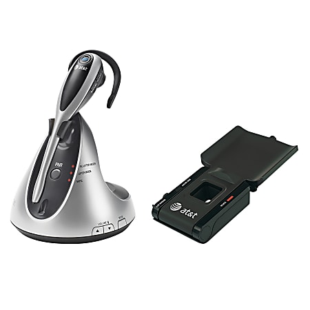 AT&T TL7612 DECT 6.0 Digital Cordless Headset With Handset Lifter