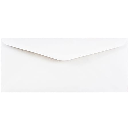 JAM Paper Booklet Commercial Flap Envelopes 11 Gummed Seal White Pack ...