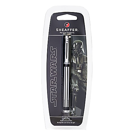 Sheaffer® Star Wars Gel Rollerball Pen, Medium Point, 0.7 mm, Darth Vader Design Barrel, Black Ink