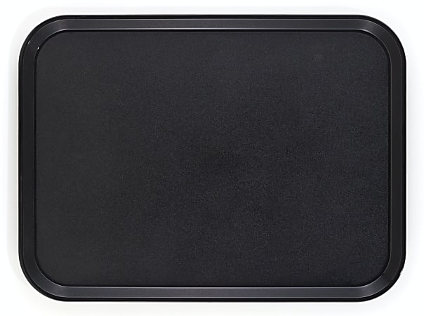 Cambro Fast Food Trays, 14" x 18", Black, Pack Of 12 Trays