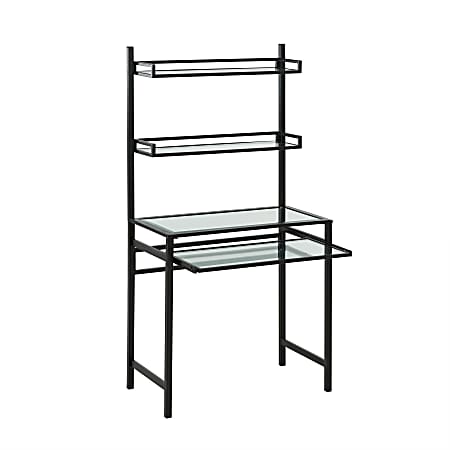Southern Enterprises Brax Metal Glass Small Space 32 W Writing