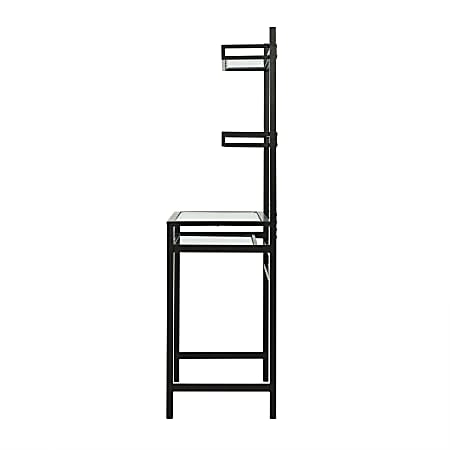 Southern Enterprises Brax Metal Glass Small Space 32 W Writing