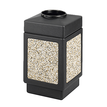 Safco® Canmeleon™ Aggregate Panel Open-Top Receptacle, 38 Gallon
