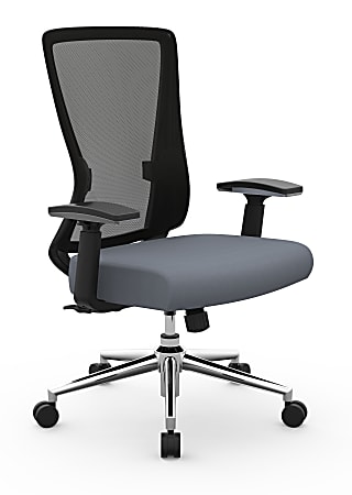 Realspace® Levari Mesh/Vegan Leather Mid-Back Task Chair,