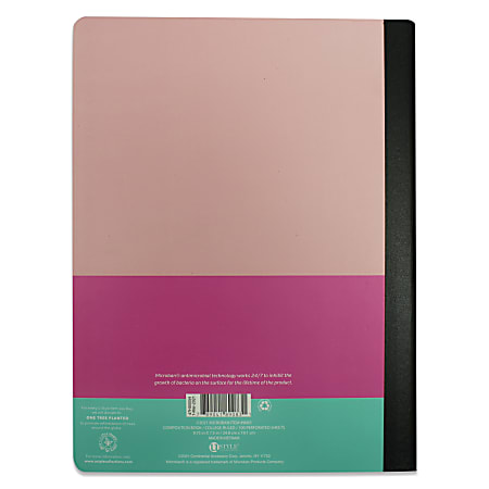 Graph Paper : Executive Style Composition Notebook - Pink Ostrich Skin  Leather Style, Softcover - 6 x 9 - 100 pages (Office Essentials)  (Paperback) 
