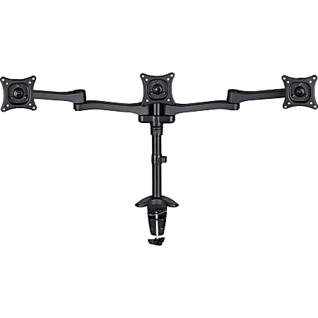 AVF Desk Mount for Flat Panel Display - Black - Height Adjustable - 13" to 27" Screen Support - 33.07 lb Load Capacity - 75 x 75, 100 x 100 - VESA Mount Compatible