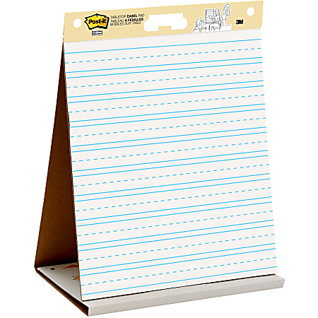 Post it Super Sticky Wall Pad 20 x 23 Plain White Paper 20 Self Stick  Sheets Per Pad - Office Depot