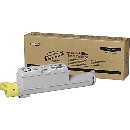 Xerox® 6360 Yellow High Yield Toner Cartridge, 106R01216