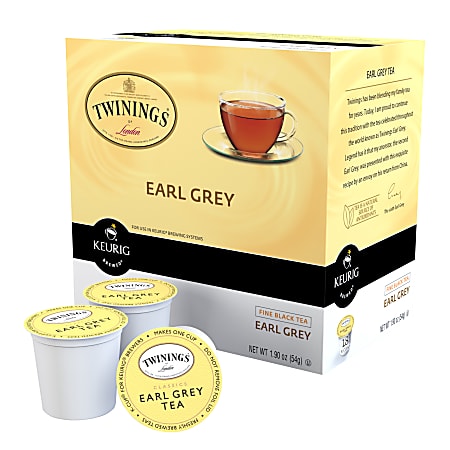Twinings® Earl Grey Tea K-Cup® Pods, Box Of 18