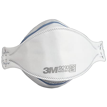3M™ 9210 Flat Fold Particulate Respirators, Pack Of 20