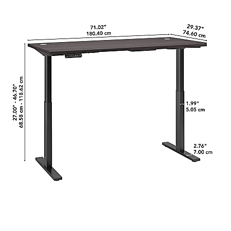 Bush business furniture move 60 series height adjustable hot sale standing desk