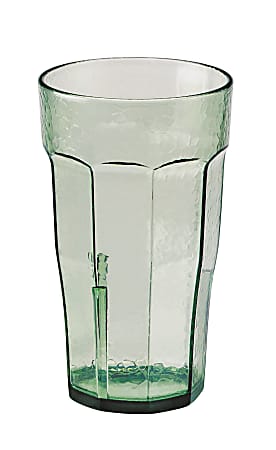 Cambro Laguna Styrene Tumblers, 12 Oz, Spanish Green, Pack Of 36 Tumblers