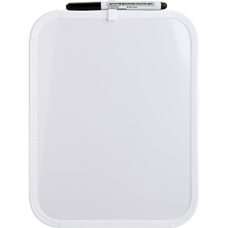 Lorell Personal Dry Erase Whiteboards 11 x 8 12 Plastic Frame With