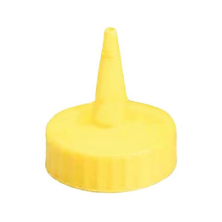 Tablecraft Squeeze Bottle Tops, 1 Oz, Yellow, Pack