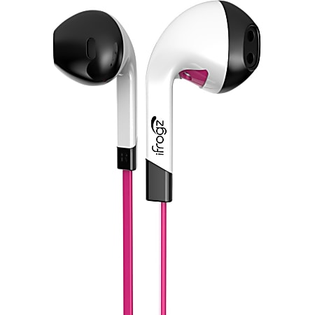 ifrogz Audio InTone - Headset - in-ear - wired - noise isolating - pink