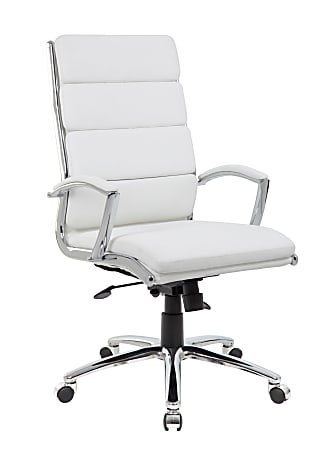 White leather office chair office depot hot sale