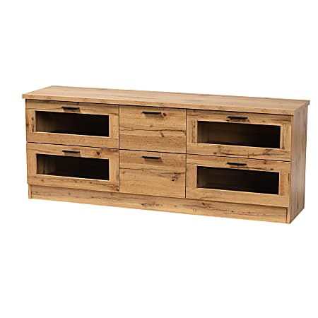 Baxton Studio Adelino 2-Drawer TV Stand For 63"