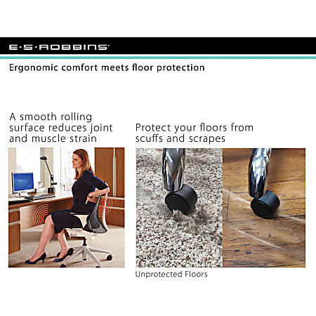 Es robbins chair mat for high pile carpet clearance