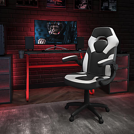 Gaming desk sales with chair set