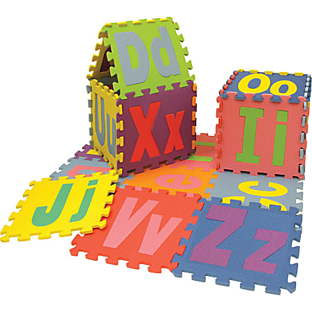 Creativity Street WonderFoam Alphabet Puzzle Mat - 10" x 10" - Theme/Subject: Learning26 Piece