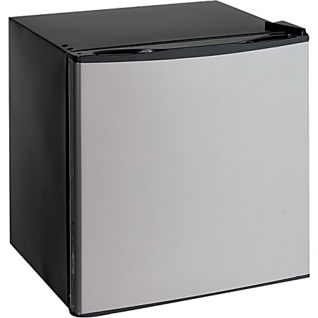 Avanti VFR14PS-IS - 1.4CF Dual Function Refrigerator or Freezer - 1.40 ft³ - Manual Defrost - Reversible - 217 kWh per Year - Black, Platinum