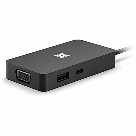 Microsoft USB-C Travel Hub - for Notebook/Desktop PC - Charging Capability - USB Type C - 4K - 3840x 2160 - 16100001