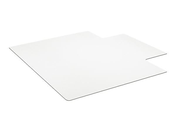 ES Robbins EverLife - Chair mat for office, home - rectangular with lip - 44.88 in x 52.76 in - clear