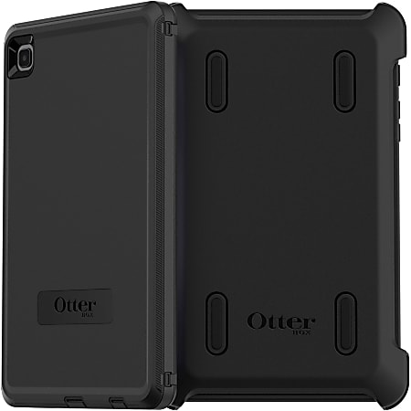 OtterBox Defender Series Pro Rugged Carrying Case (Holster) Samsung Galaxy Tab A7 Lite Smartphone - Black - Bacterial Resistant Exterior, Drop Resistant, Scrape Resistant, Dirt Resistant Port, Dust Resistant Port, Lint Resistant Port - Holster