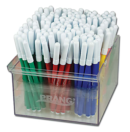 Prang® Art Markers, Fine Tip, Assorted Colors, Pack Of 144