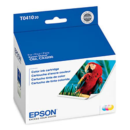 Epson® T0410 Tri-Color Ink Cartridge, T041020