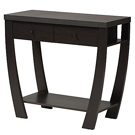 Baxton Studio Capote 2-Drawer Console Table, 31-3/4”H x