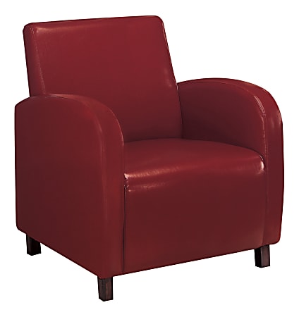Monarch Specialties Maya Accent Chair, Red