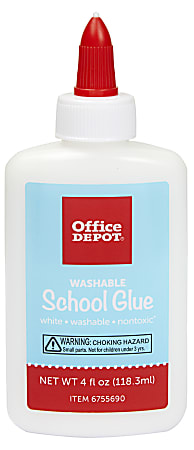 Office Depot® Brand School Glue, 4 Oz, White