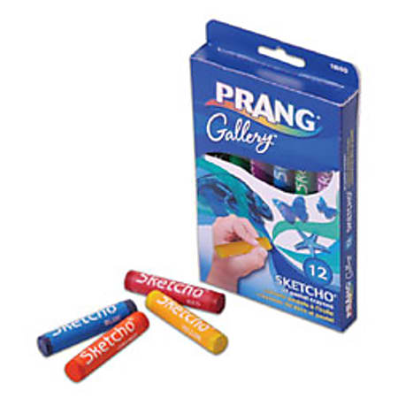 Prang® Sketcho Oil Pastel Crayons, Assorted, Box Of 12