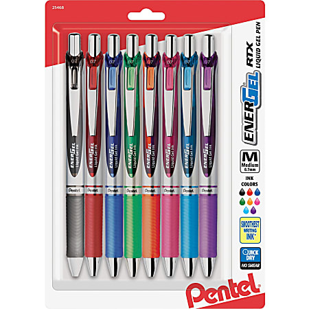 Pentel Brush Sign Pens - Assorted Colours (Pack of 3)