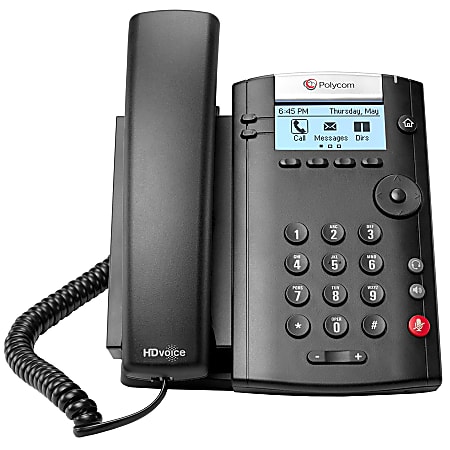 Polycom® VVX 201 VoIP 2-Line Business Media Phone, G2200-40450-025
