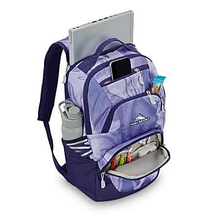 High Sierra Swoop Laptop Backpack With 17 Laptop Pocket Purple