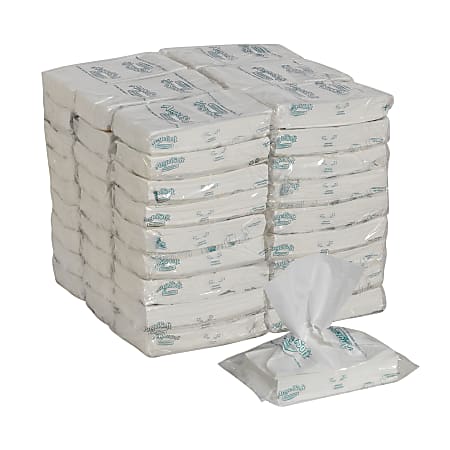 Angel Soft Professional Series&reg; 2-Ply Facial Tissue, Polyflex&reg; Pack, White, 10% Recycled Fiber, 54 Packs Per Case, 96 Sheets Per Pack