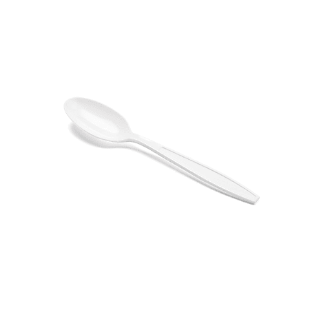 Medline Plastic Spoons, Heavyweight, White, Pack Of 1,000